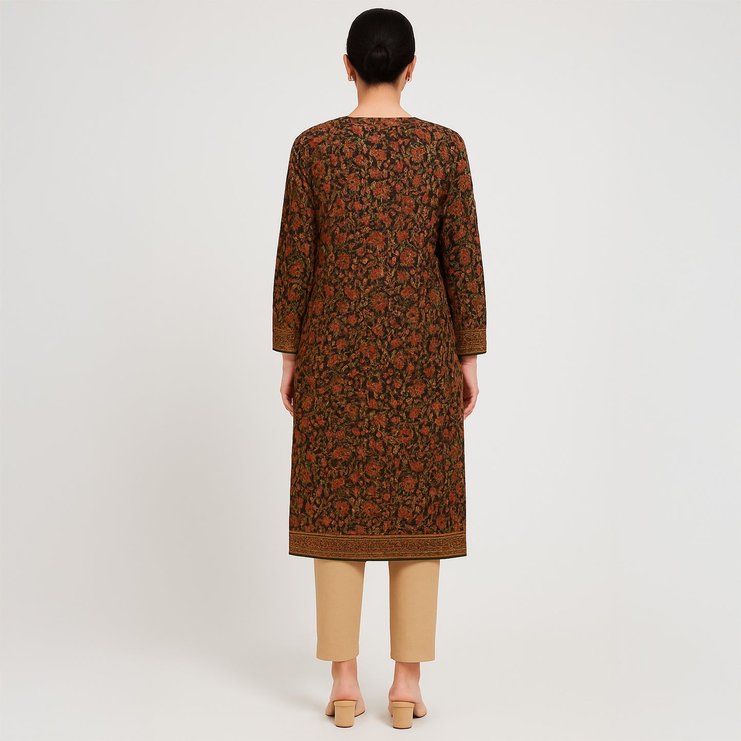 Kashmiri Full Embroidery Chicken Kurti