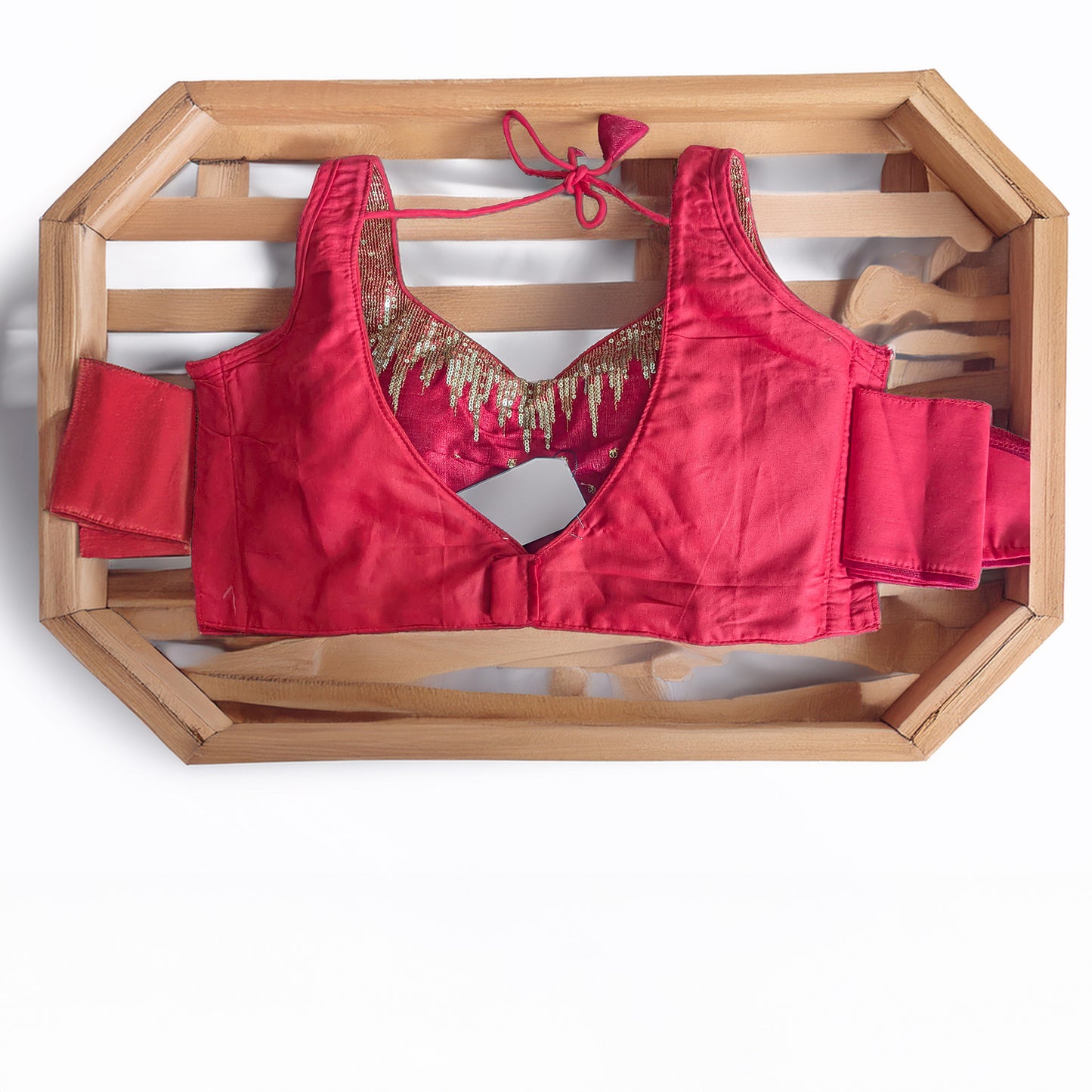 Pre-stitched free size Elegant Red Banarasi Lehenga  Choli in Jari and Brocade Work